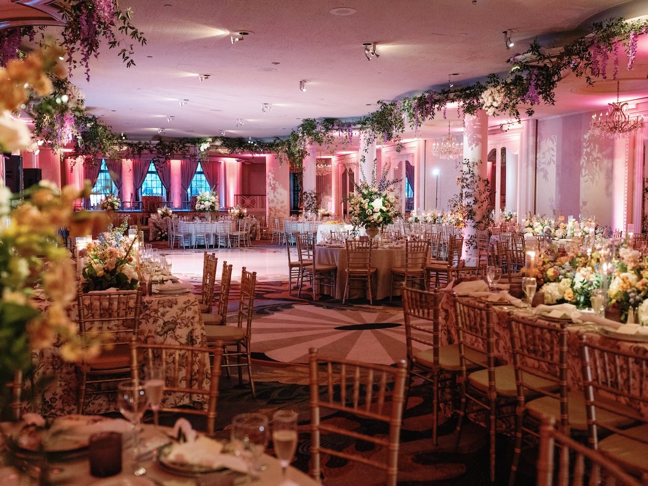 Wedding reception for Omni Shoreham DC